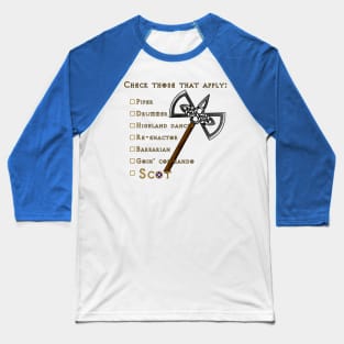 Checklist Baseball T-Shirt